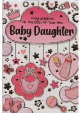 Congratulations On The Birth Of Your New Baby Daughter